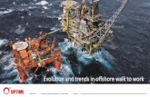 Evolution and trends in offshore walk to work