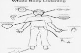 Whole Body You listen with your head by thinking about ...