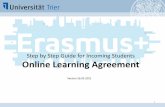 Step by Step Guide Online Learning Agreement - Uni Trier