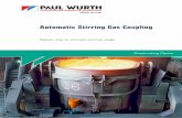 Automatic Stirring Gas Coupling