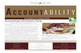 DECEMBER 2018 NEWSLETTER Accounting Christmas Party