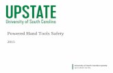 Powered Hand Tools Safety - USC Upstate