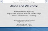 Kamehameha Highway Repair and Repaint Karsten Thot Bridge ...