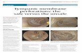 CLINICAL Otolaryngology Tympanic membrane perforations ...