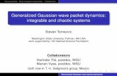 Generalized Gaussian wave packet dynamics: integrable and ...