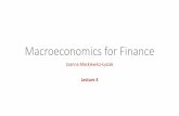 Macroeconomics for Finance