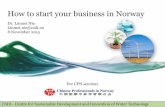 How to start your business in Norway