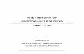 THE HISTORY OF AUSTRALIAN BANKING