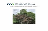 2020 Forest Health Annual Report - files.dnr.state.mn.us
