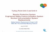 Turkey Point Unit 3 and Unit 4 Reactor Protection System ...