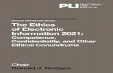The Ethics of Electronic