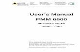 User’s Manual PMM 6600