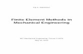 Finite Element Methods in Mechanical Engineering