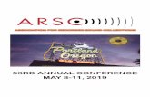 53RD ANNUAL CONFERENCE MAY 8-11, 2019