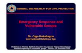 Emergency Response and Vulnerable Groups