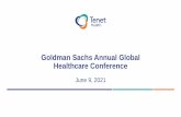 Goldman Sachs Annual Global Healthcare Conference