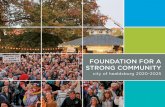 FOUNDATION FOR A STRONG COMMUNITY