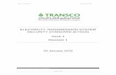 ELECTRICTY TRANSMISSION SYSTEM SECURITY STANDARD …