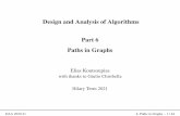 Design and Analysis of Algorithms Part 6 Paths in Graphs