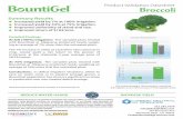 Product Validation Datasheet Broccoli