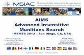 AIMS Advanced Insensitive Munitions Search
