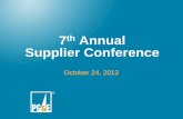 7th Annual Supplier Conference - PG&E