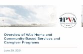 Overview of VA’s Home and Community-Based Services and ...