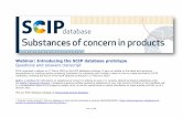 Webinar: Introducing the SCIP database prototype Questions ...
