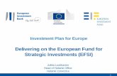 Delivering on the European Fund for Strategic Investments ...