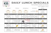 DAILY Lunch Specials