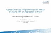 Constraint Logic Programming over Infinite Domains with an ...