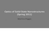 Optics of Solid-State Nanostructures (Spring 2011)