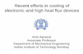 Recent efforts in cooling of electronic and high heat flux ...