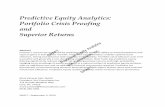 Predictive Equity Analytics: Portfolio Crisis Proofing and ...