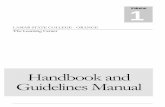 Handbook and Guidelines Manual - LSCO