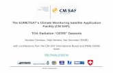 The EUMETSAT‘s Climate Monitoring Satellite Application ...