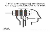 The Emerging Impact of Digitalization on HR