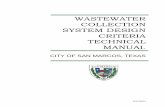WASTEWATER COLLECTION SYSTEM DESIGN CRITERIA …