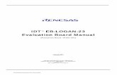 IDT EB-LOGAN-23 Evaluation Board Manual - Renesas Electronics
