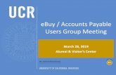 eBuy / Accounts Payable Users Group Meeting