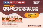 PRELIMS TEST SERIES 2021 MAXIMA BATCH 12