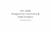 ToF-CIMS Reagent ion chemistry & Tofware update