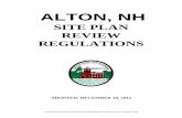 SITE PLAN REVIEW REGULATIONS - Alton, New Hampshire