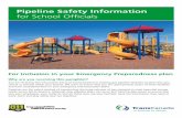 Pipeline Safety Information for School Officials