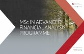MS c IN ADVANCED FINANCIAL ANALYSIS PROGRAMME