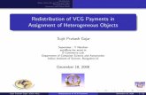 Redistribution of VCG Payments in Assignment of ...