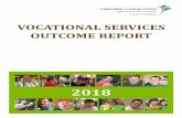 VOCATIONAL SERVICES OUTCOME REPORT