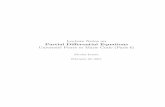 Lecture Notes on Partial Diﬀerential Equations ... - IMJ-PRG