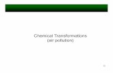 Chemical Transformations (air pollution)