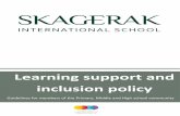 Learning support and inclusion policy